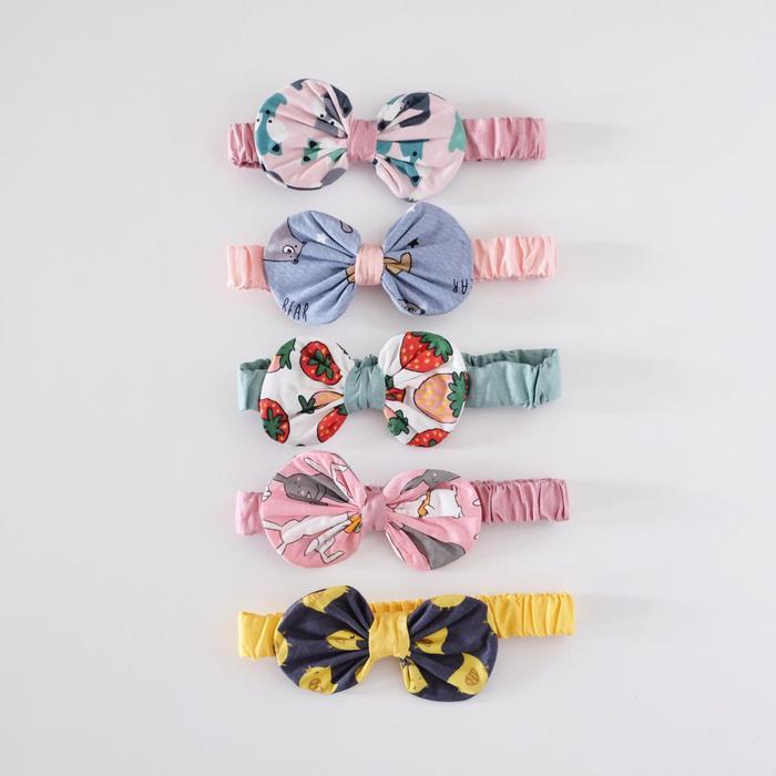 Pattern Baby Bandana - Headband Bayi Fashion KOREA Import Pita  - Foxy