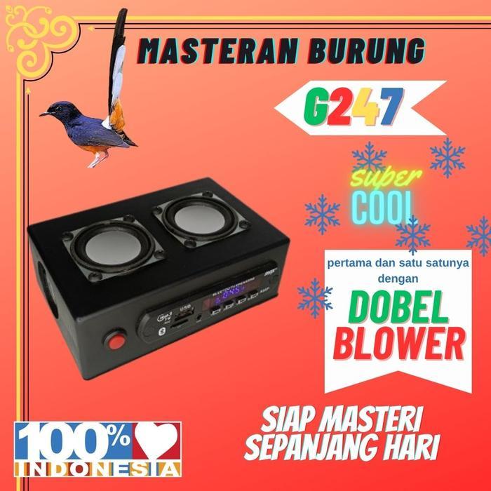 SPEAKER SPIKER MASTERAN BURUNG G247 MASTER SPEKER KONCER SONO GO MP3 DIGITAL Bluetooth