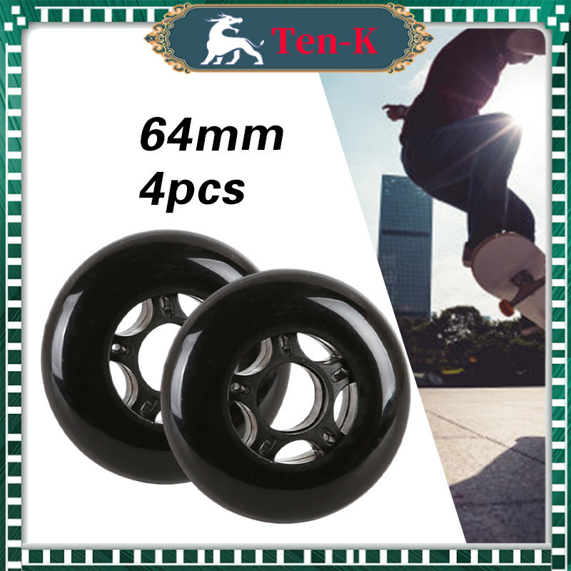 4Pcs 64mm Roda Inline Skate / Roda Sepatu / Roda Ban
