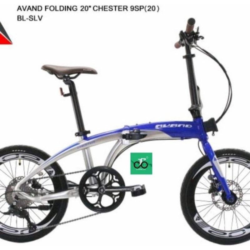 Sepeda lipat 20" Avand Chester IX 9 speed new