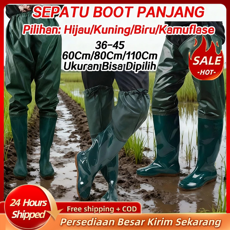 COD Sepatu Rawa Keong Untuk Sawah Pria Petani Sawah Panjiang Anti Air