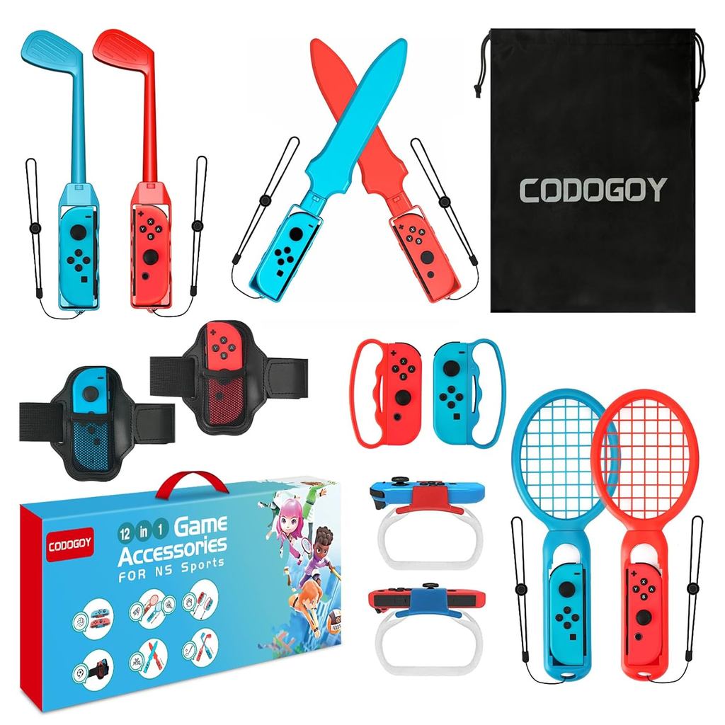 Switch Sports Accessories Bundle for Nintendo Switch Sports Family Accessories Kit Compatible with S