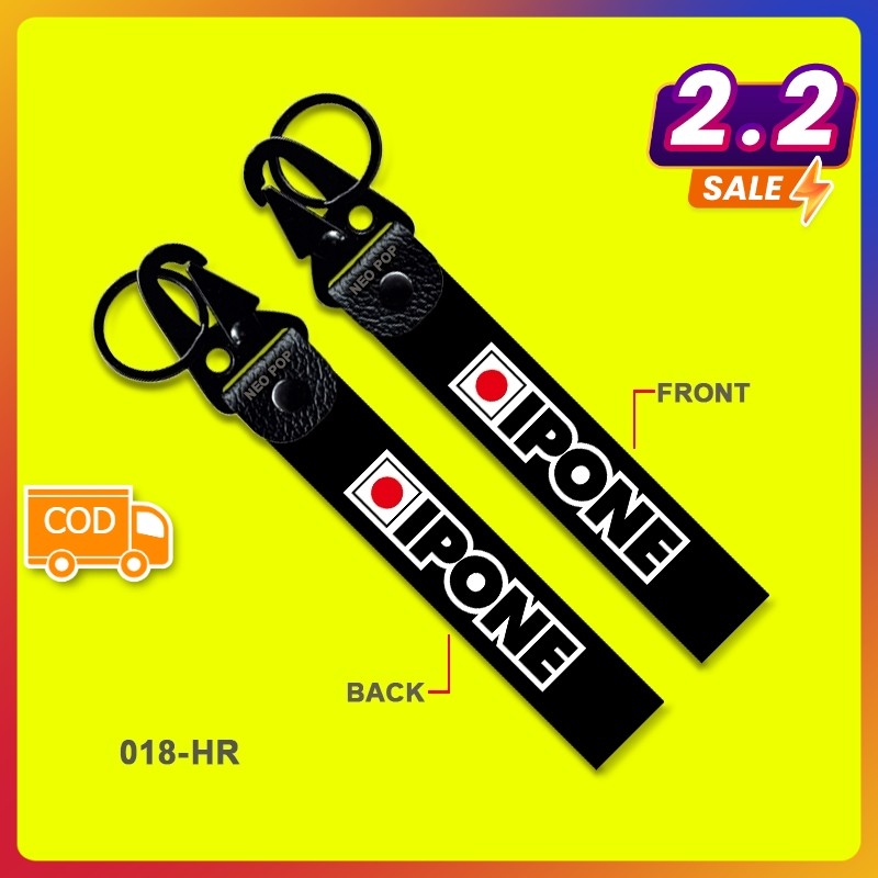 GANTUNGAN KUNCI PREMIUM IPONE KEYCHAIN SEPEDA MOTOR AKESORIS KEREN MEREK OLI SAMPING MESIN GARDAN GE