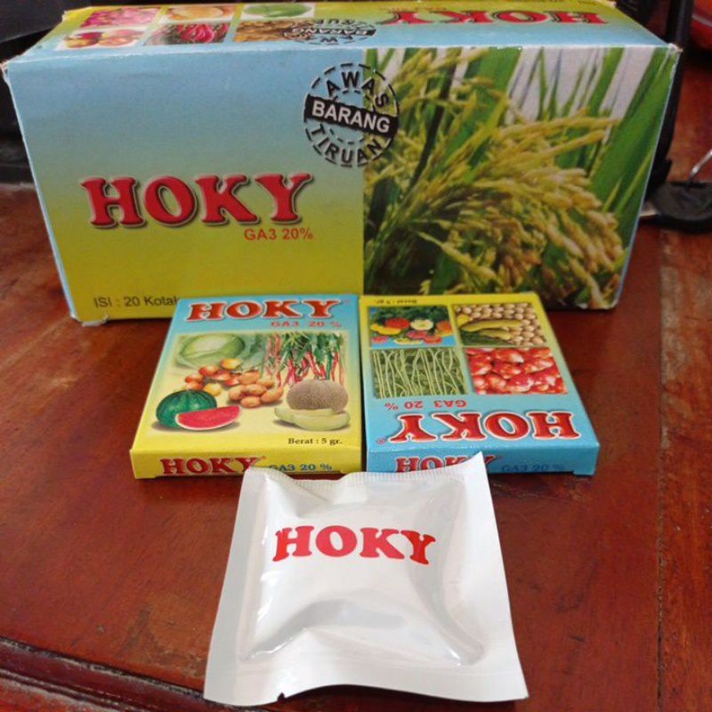 Zat Pengatur Tumbuh HOKY GA3 20% | ZPT Hormon Tanaman Buah Sayur Bunga