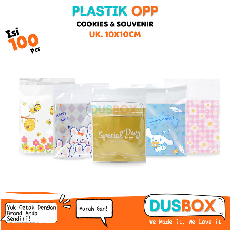 Plastik Opp 10x10 / Plastik Opp Motif / Plastik Opp / Plastik Opp Tebal /  Plastik Opp Bakery