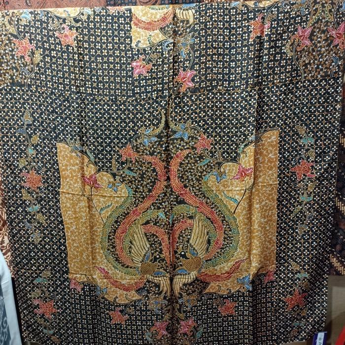 kain batik tulis bahan sutra atbm pola kemeja pria premium jogja solo