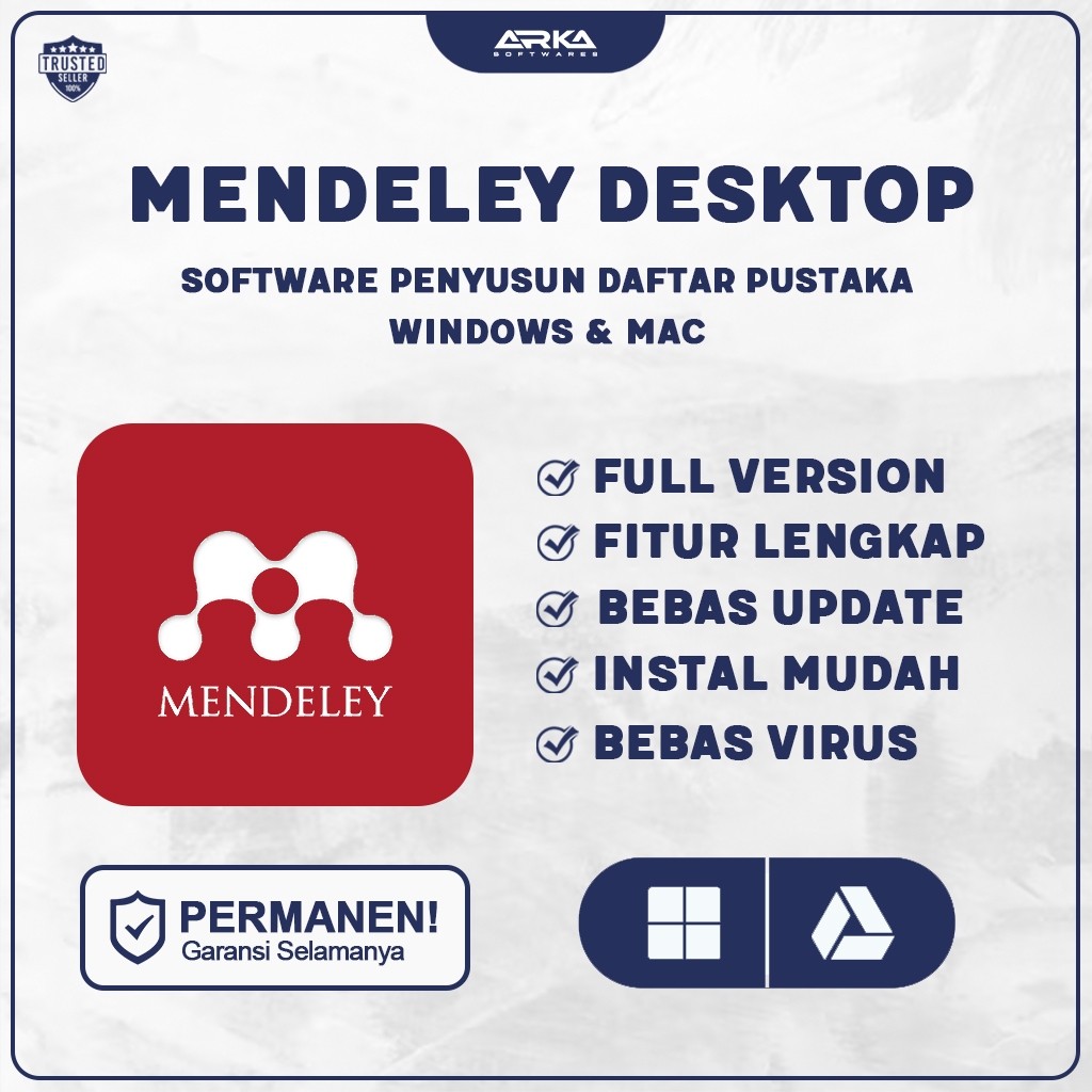 Mendeley Desktop 2026 Full Version Lifetime Software Daftar Pustaka Skripsi Windows Mac PC