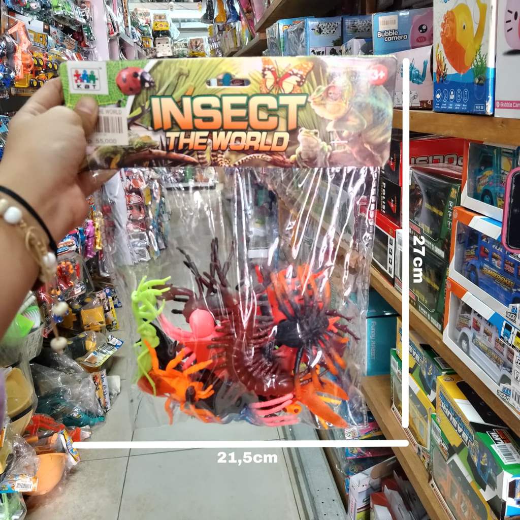 MAINAN ANAK HEWAN SERANGGA INSECT THE WORLD
