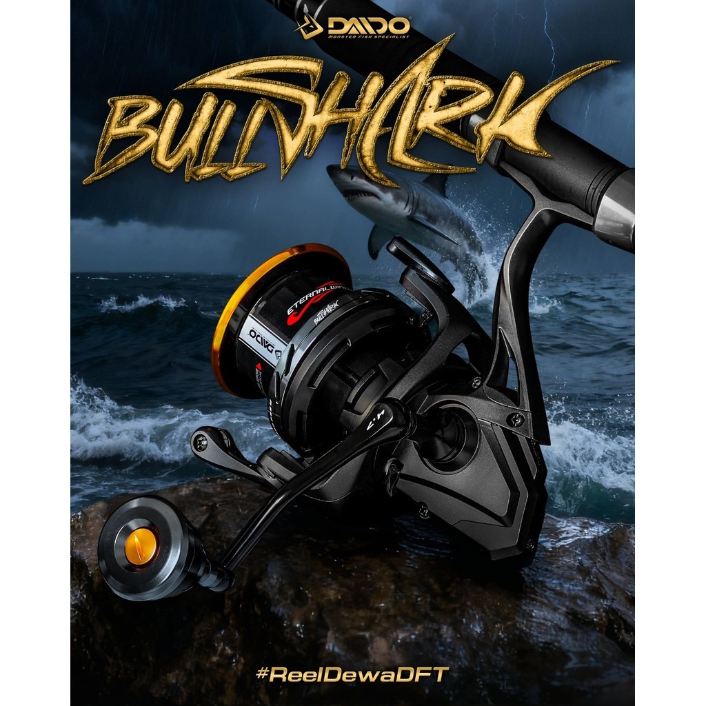 Daido - Reel Bullshark Saltwater 8000 10000 - Reel Pancing