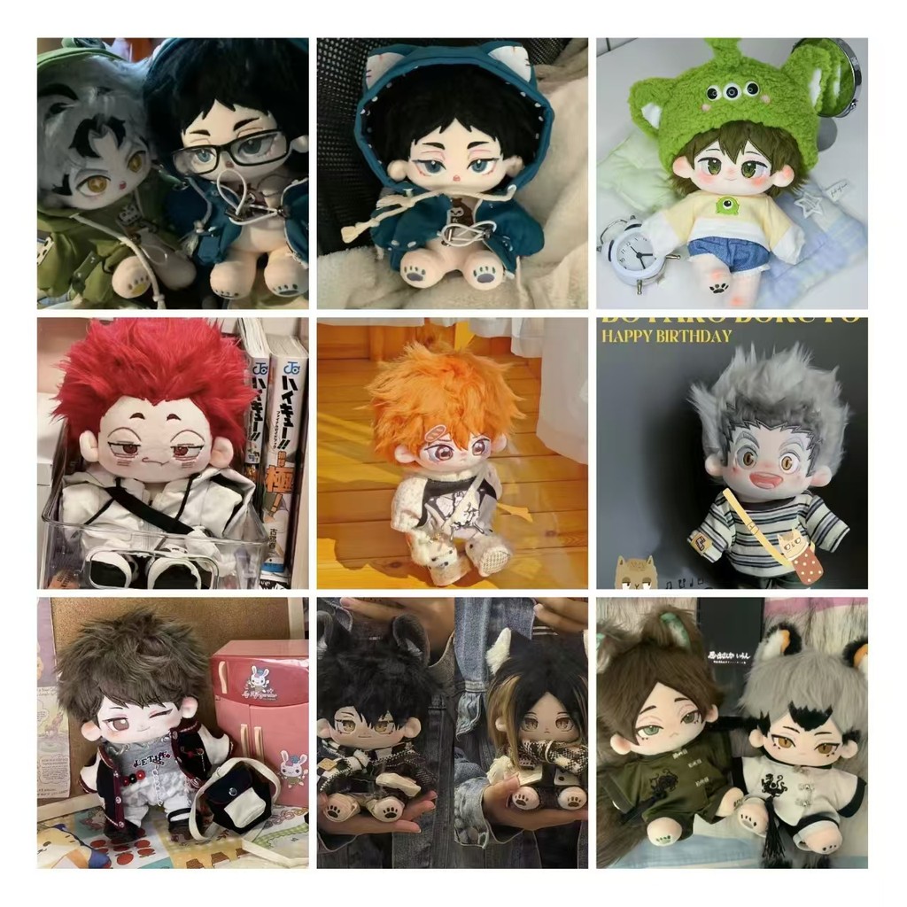 20cm Anime Haikyuu Plush Doll Yu Nishinoya Tadashi Yamaguchi Hinata Shoyo Tendou satori miya atsumu 