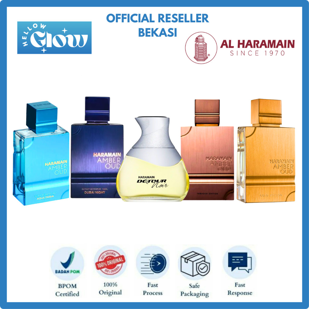 AL HARAMAIN All Variant - Al Haramain Amber Oud Aqua Dubai - Amber Oud Gold - Amber Oud Tobacco - Am