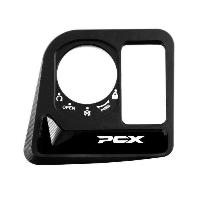 PCX 160 Modifikasi Kunci Pintu Elektrik Penutup Pelindung Sakelar Kunci Khusus Emblem Garnish Kunci 