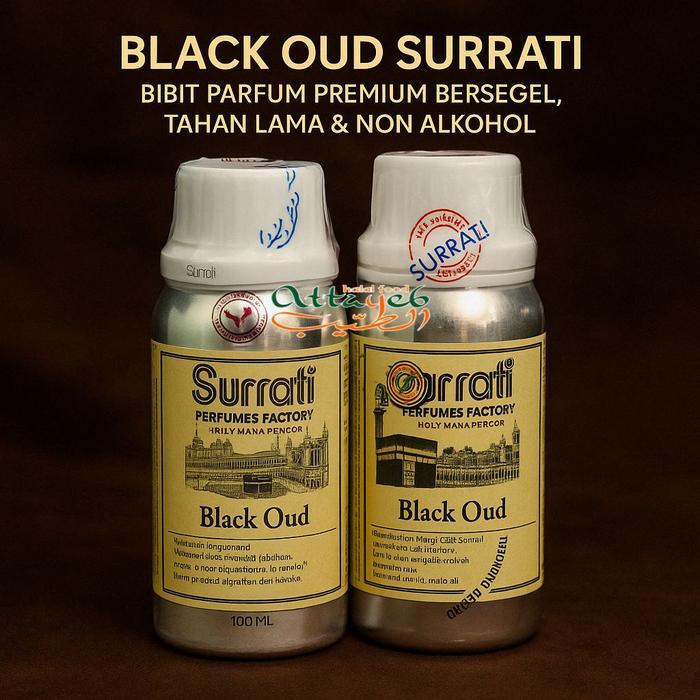 Balck Oud Bibit Parfum Black Oud Surrati Original 100ml Bibit Surrati