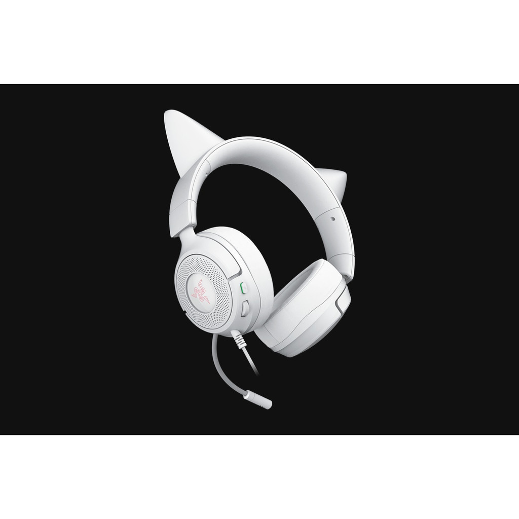Razer Kraken Kitty V3 X - Wired Headset with Kitty Ears - White Edition - FRML Packaging