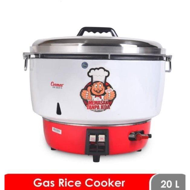 Rice Cooker Jumbo Gas cooker Cosmos CRJ-3020G Penanak Nasi 20 liter