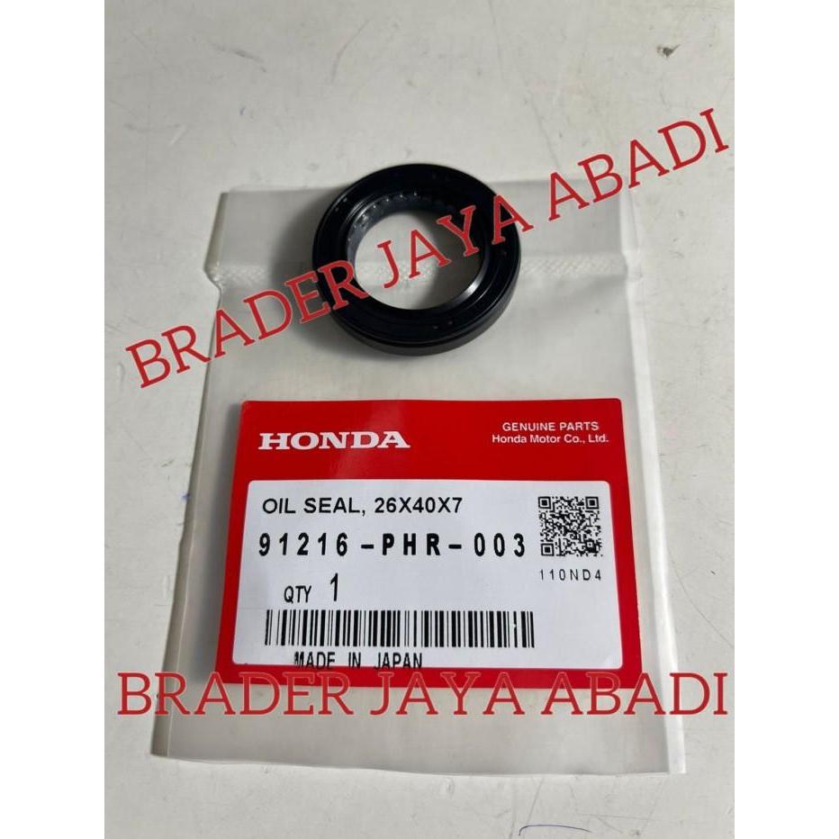 OIL SEAL 26X40X7 AS KOPLING CLUTCH TRANSMISI MANUAL BRIO MOBILIO JAZZ GE8 GK5 S RS CITY GM2 GM6 GN6 