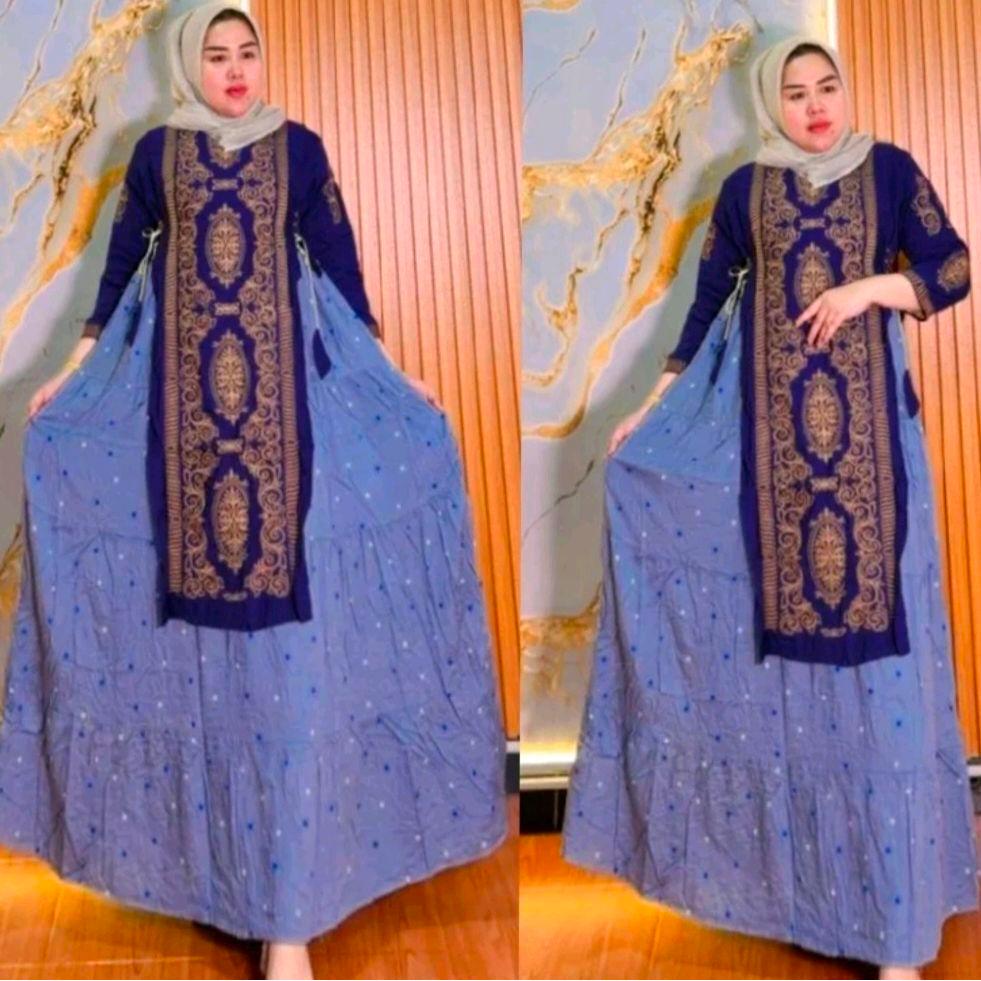 Dress Wanita Hindi Lidah Laguya – Gamis Rayon Pre Miyum Rempel Mayung