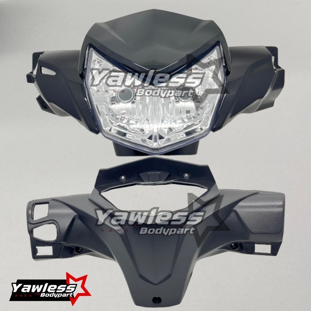 Batok lampu supra x 125 Fi 2015-2018 warna Hitam / batok supra x 125 fi