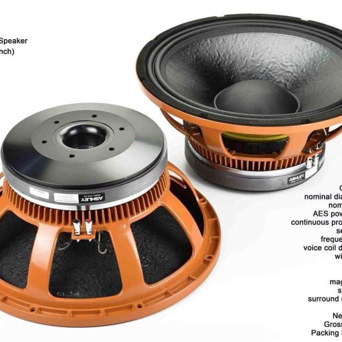 Speaker Ashley 18 Inc 18 TX125 Coil 5 inc