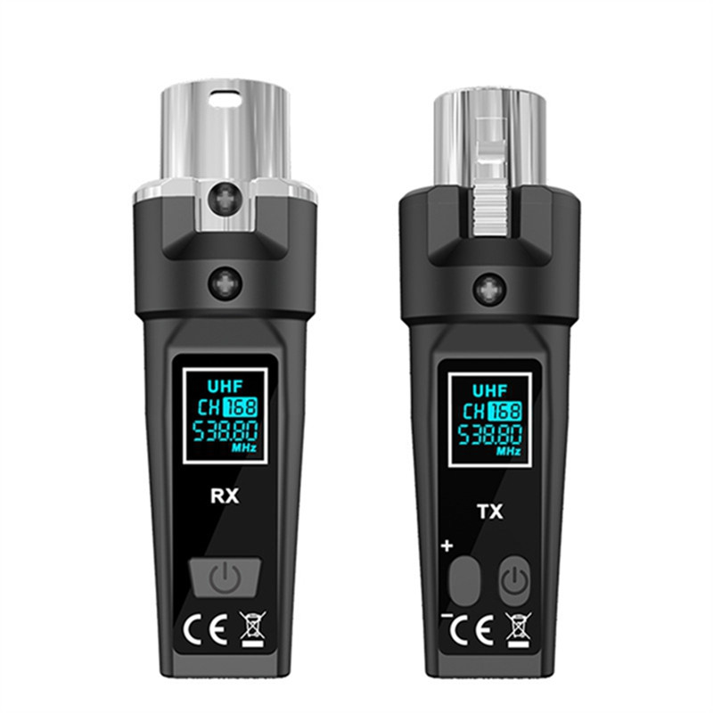 UHF Wireless XLR Transmitter XLR Transmitter And Receiver Wireless Microphone Receiver For Dynamic M