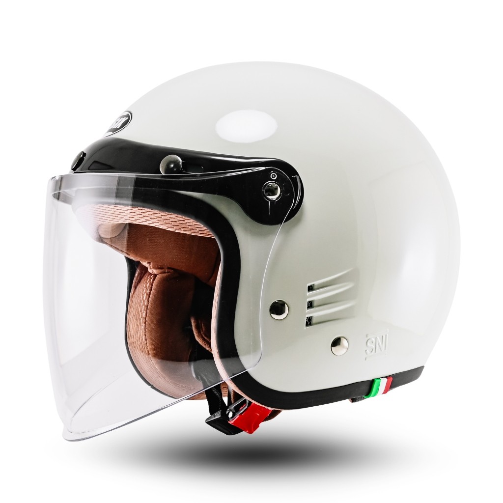 Helm Retro Bip Plast Helem Bogo Wanita Pria Terbaru