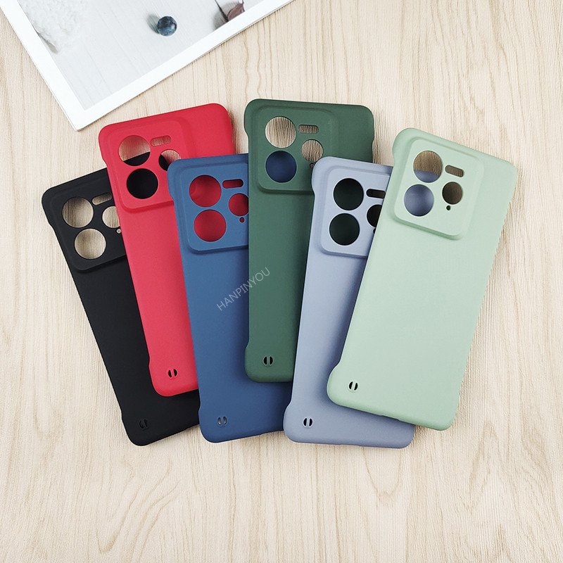 Slim Hard PC Frameless Phone Case Untuk Realme GT7 GT8 GT 8 7 Pro 8Pro GT8Pro Solid Candy Color Matt