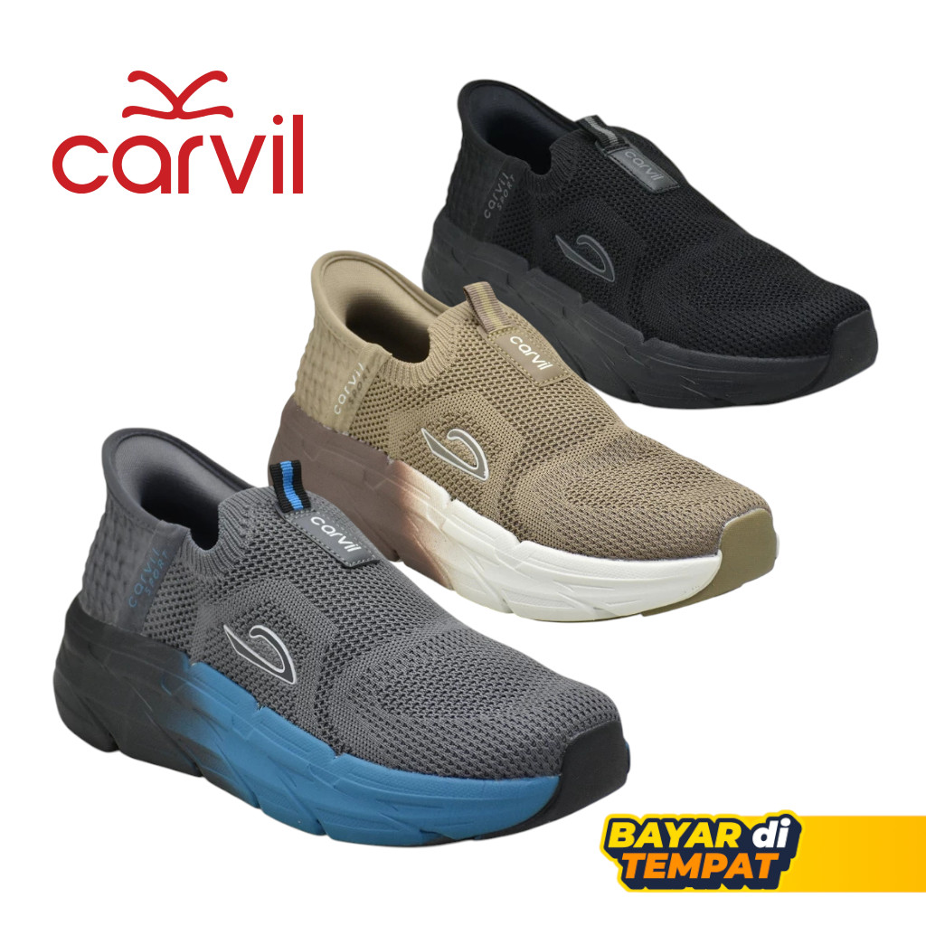 Sepatu Slip On Casual Sporty Pria - Carvil Legion 39-44