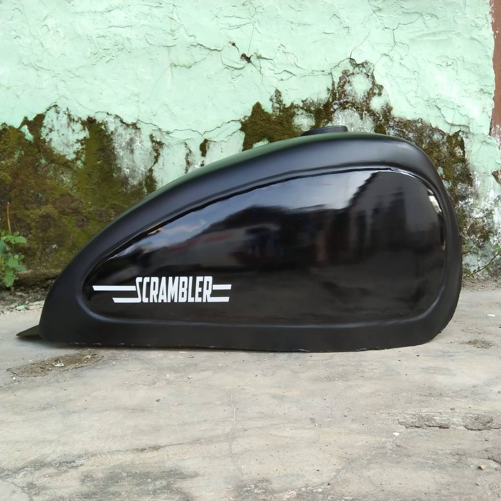 [GM] TANGKI SCRAMBLER CAT CUSTOM DOFF GLOSSY PNP TIGER MEGAPRO BYSON SCORPIO Tangki motor