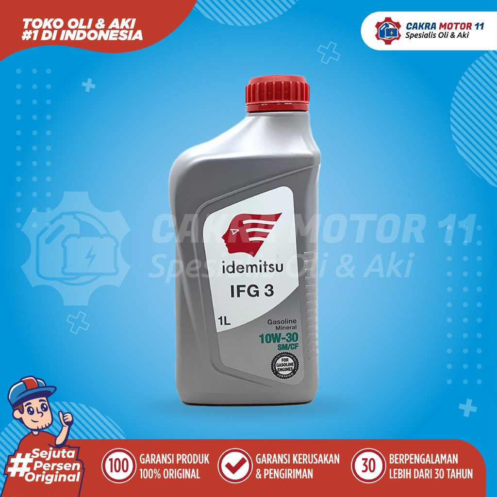 Idemitsu Ifg 3 10w30 1lt Oli Bensin Diesel