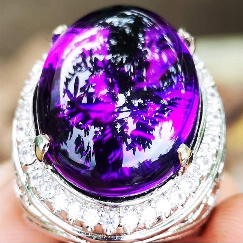 COD BATU CINCIN PERMATA AKIK KECUBUNG BUNGUR ASLI NATURAL RING PERAK BANGKOK 926 SIAP PAKAI