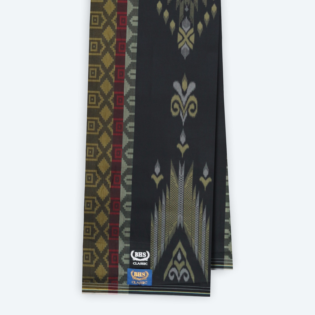 Sarung BHS Classic Gold Motif C45 DKA SJ Hitam Kuning