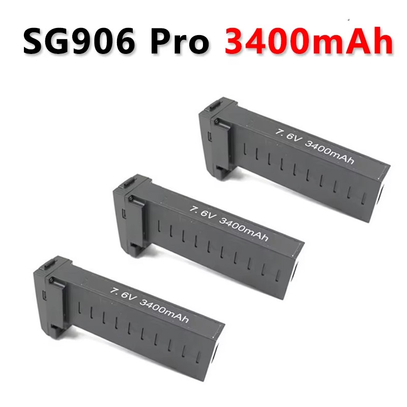 1/2Pcs Original Battery for SG906 Pro SG906PRO/MAX 7.6V 3400mAh Lipo Battery Drone Accessories SG906