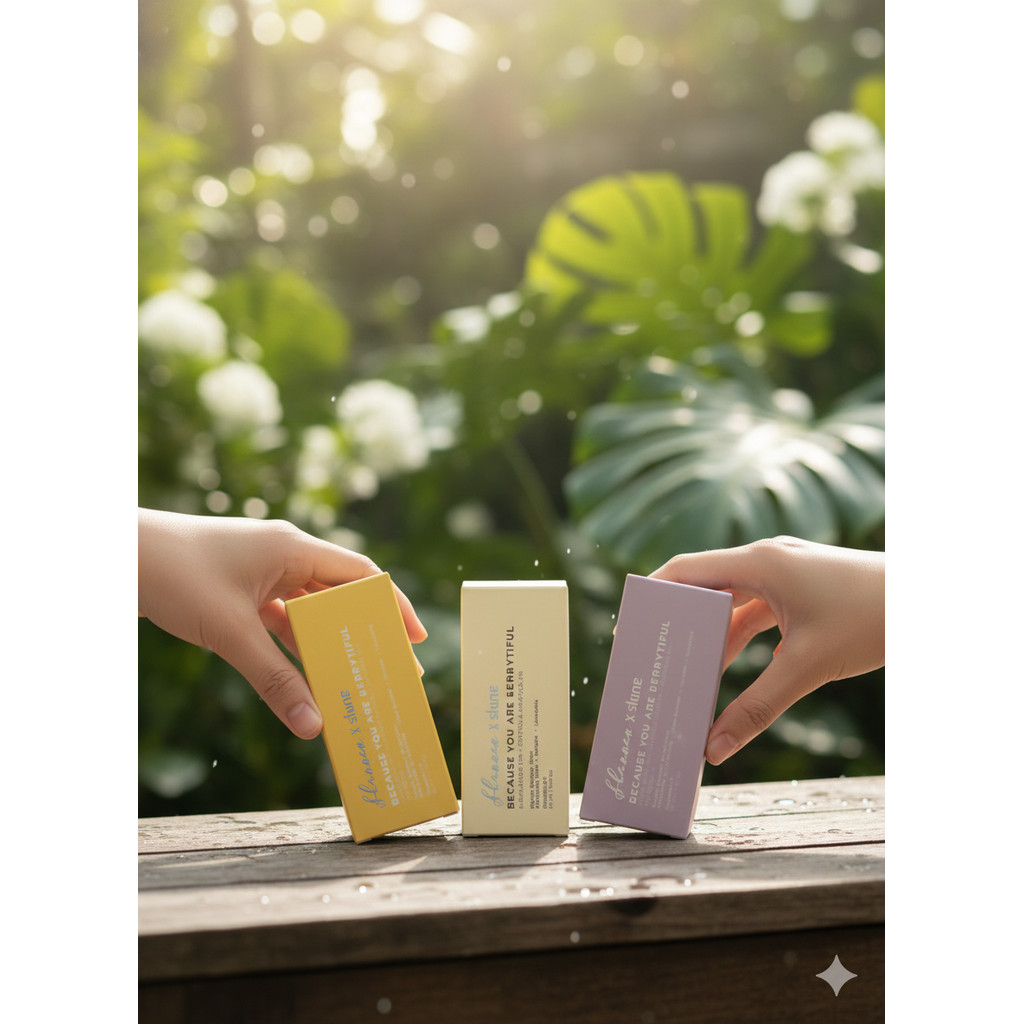 Skinberries -  Glasskin Serum ( Serum Alpha Arbutin + Serum Niacinamide + Serum Kojic Acid ) - BPOM