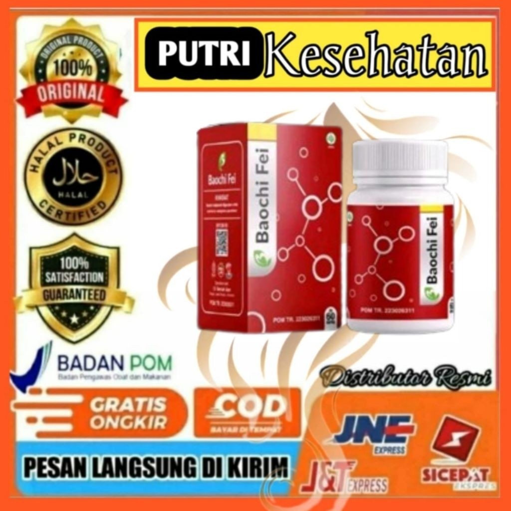 BAOCHI FEI herbal ASLI ORIGINAL HERBAL CHINA OBAT JANTUNG PARU PARU GINJAL STROKE AMPUH NYATA KHASIA