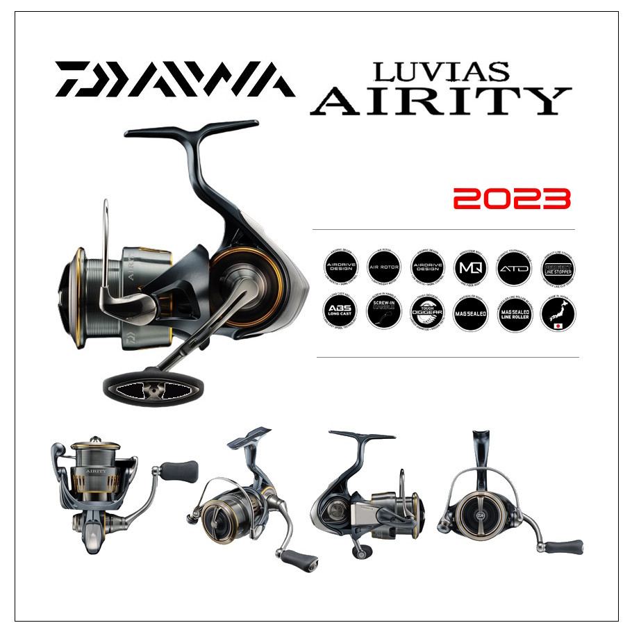 Daiwa Luvias Airity LT SF Model 2023 Reel Spinning