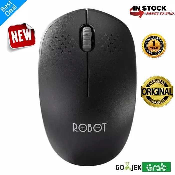 Mouse Wireless Robot M210 2.4G Wireless Optical USB Mouse