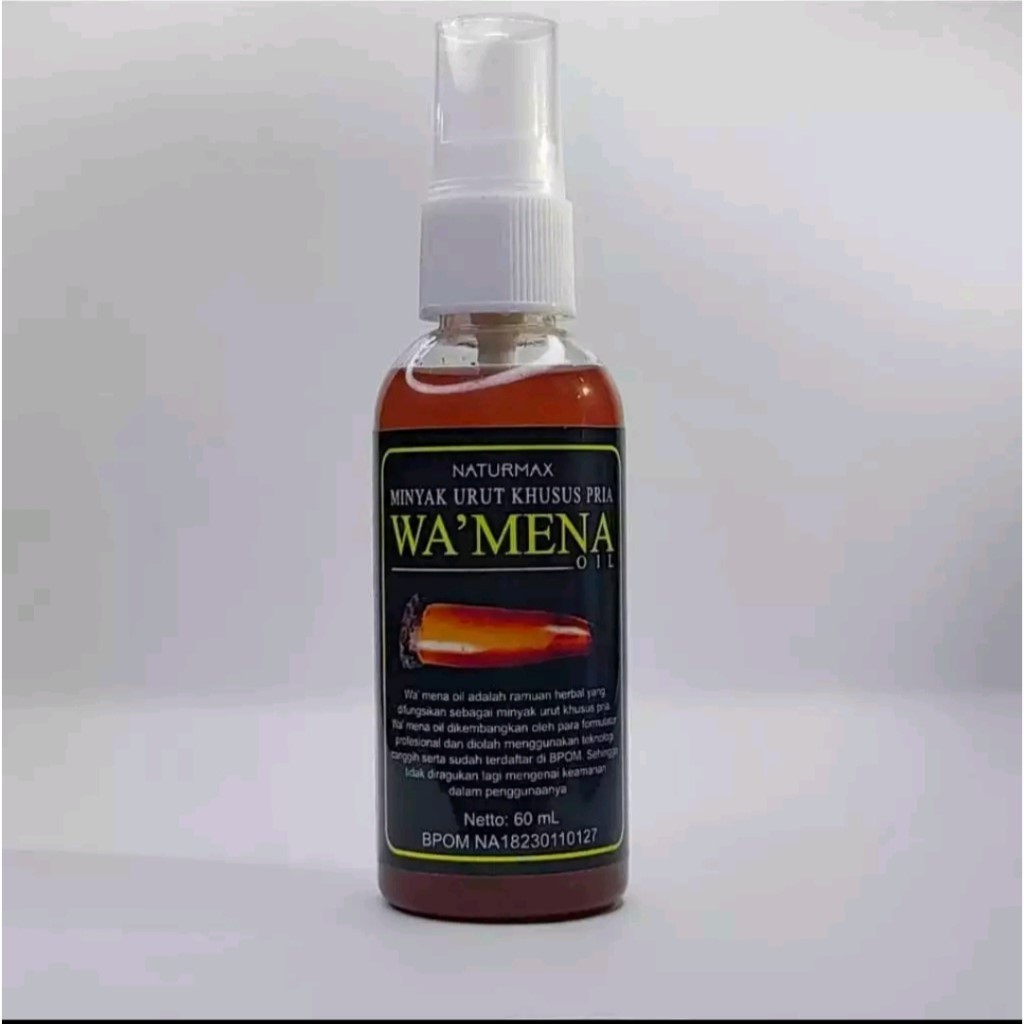 Minyak WAMENA daun 3jari asli Papua pembesar permanen pria kuat minyak pijat