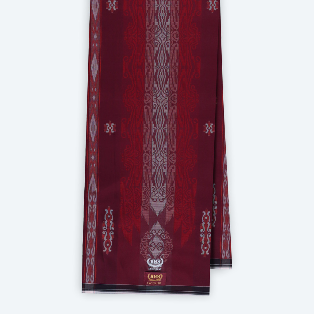 Sarung BHS Excellent Gold Motif E57 JGF Merah Hati