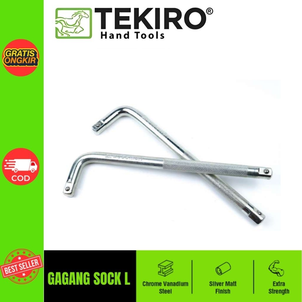 TEKIRO Gagang Sock L Offset Handle
