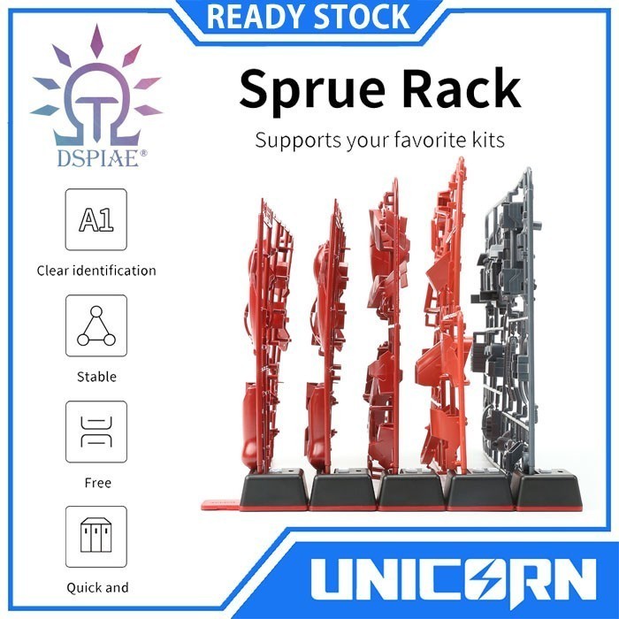 DSPIAE Runner Stand Gundam / Sprue Rack Organizer PT-SR Alat Merakit