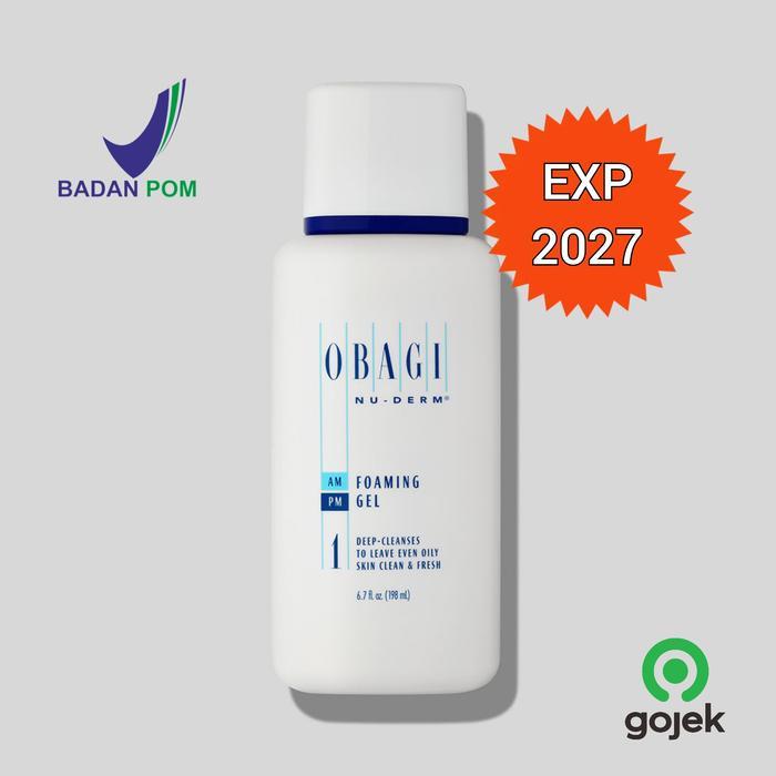 Obagi Nu Derm No.1 Foaming Gel Pembersih Wajah Normal/Berminyak 200mL