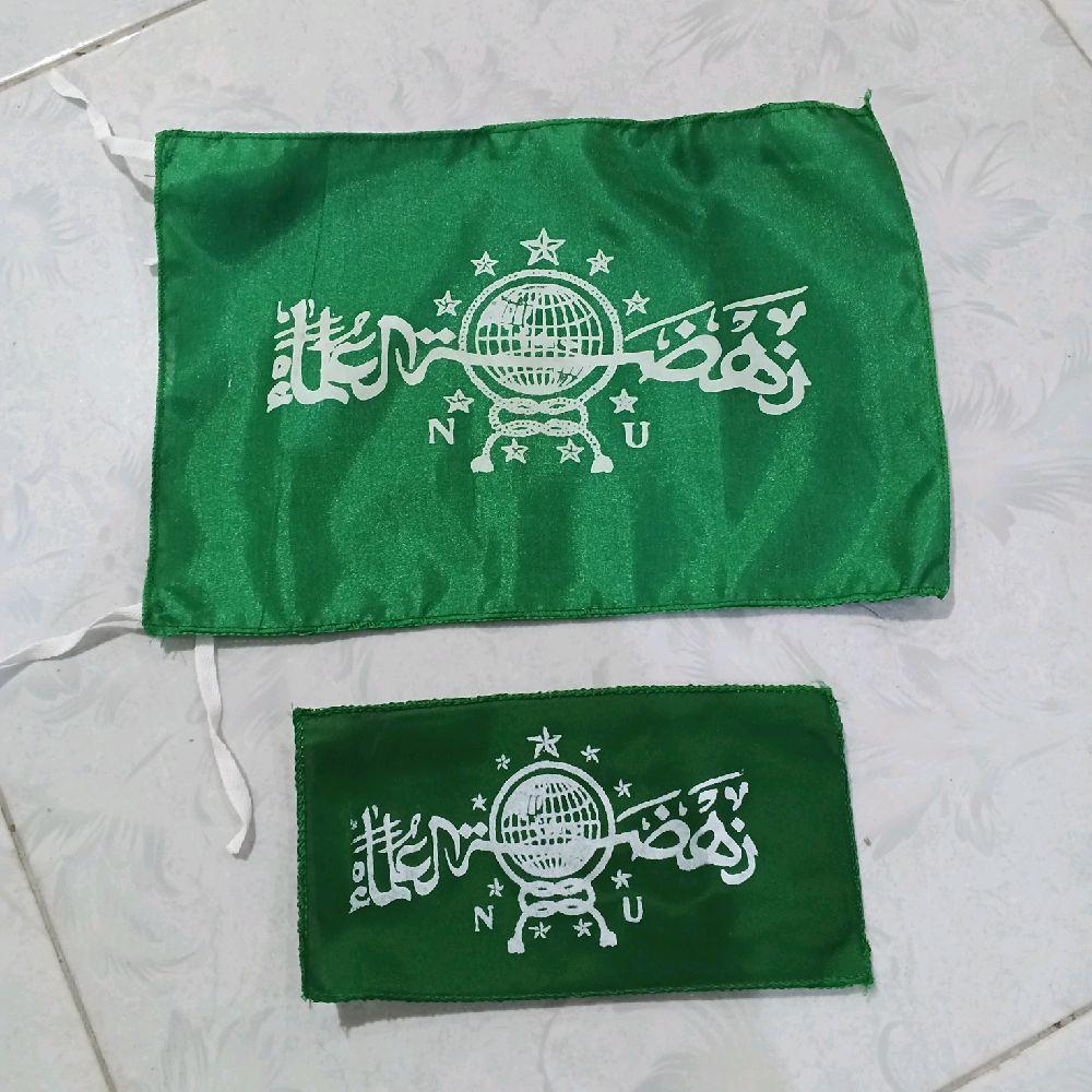 Bendera NU mini sablon - Bendera Nahdlatul Ulama Mini