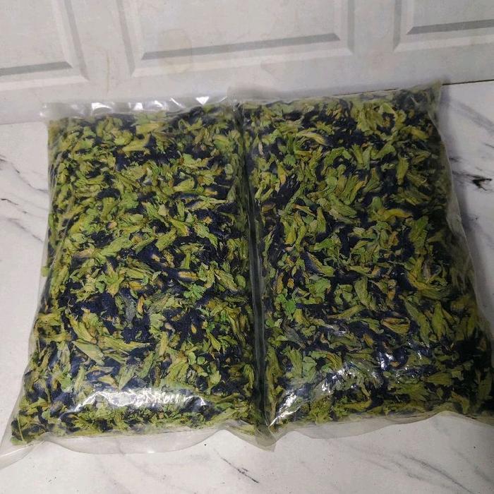 Bunga telang 250 gram / 100 gram - 100gram
