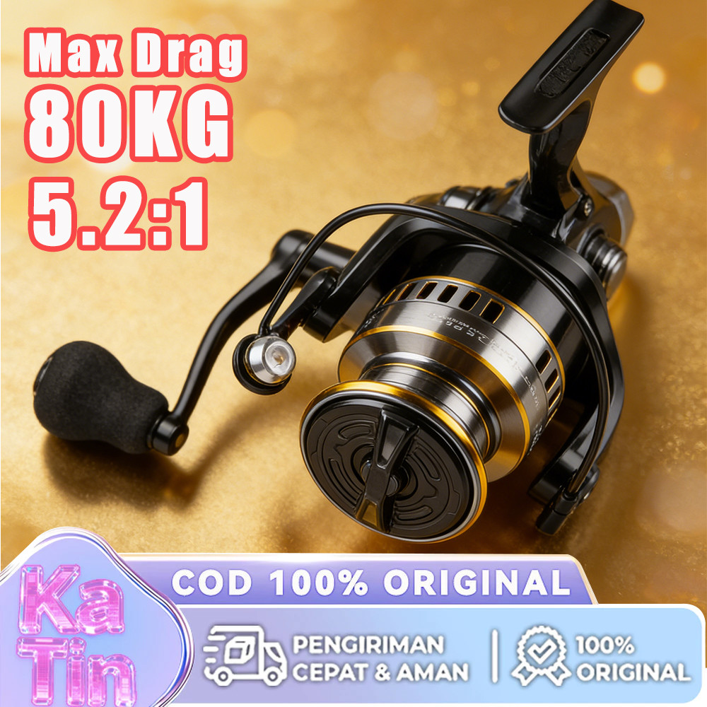 Reel Pancing Metal HE Sereis Gulungan Pancing HE Logam FIshing Reel Spinning Reel Gaya Baru Reel Pen