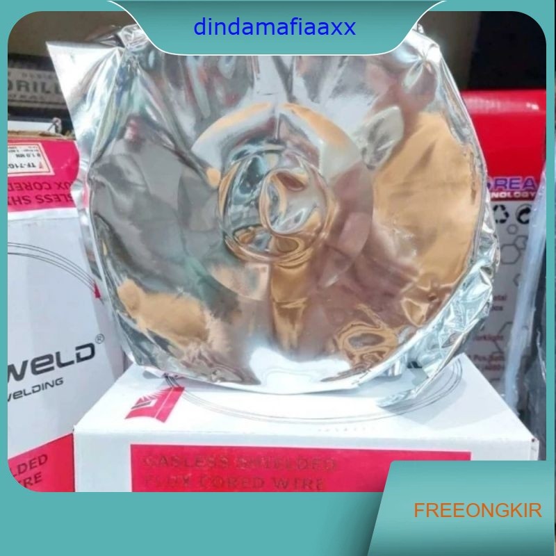 KAWAT LAS ROLL 5KG TECHWELD TF-71GS Kawat Las MIG MIGI FLUX CORE GASLESS SHIELDEDGood Quality