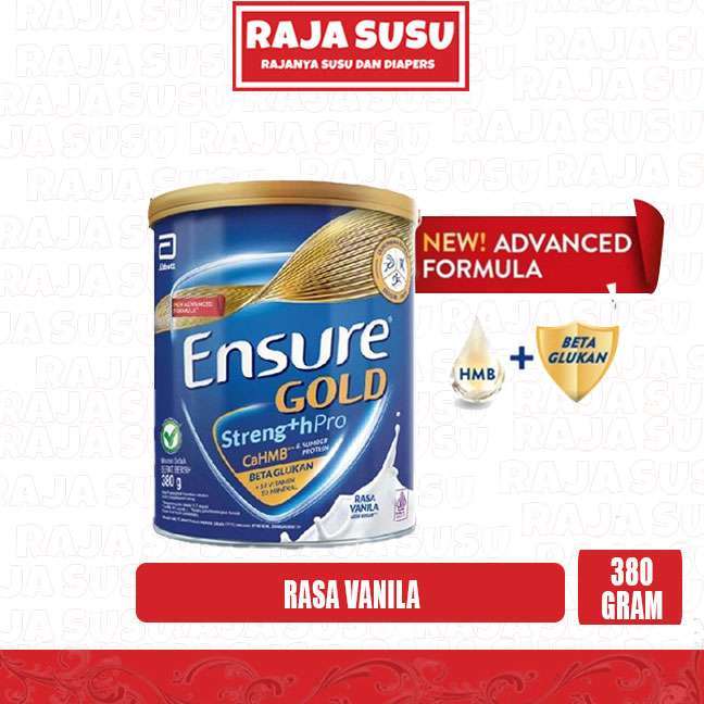 ENSURE GOLD VANILA 380GR - RAJA SUSU