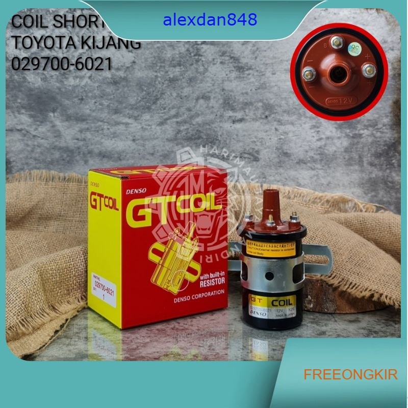 KOIL BOTOL PENDEK KAKI 3 KIJANG / FUTURA - IGNITION COIL SHORT