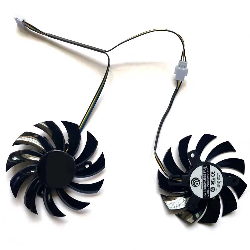 For MSI Geforce GTX 580/570/560/560ti/480/465/460 GTX770 Cooling Fan 75mm 0.35A 4pin PLD08010S12HH G