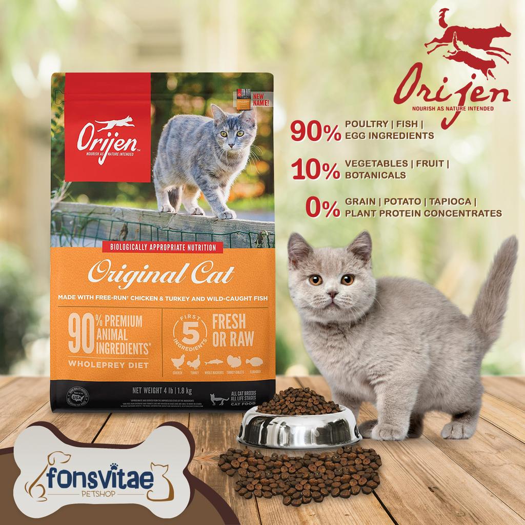 Orijen Original Cat - Makanan Kucing GRAIN FREE