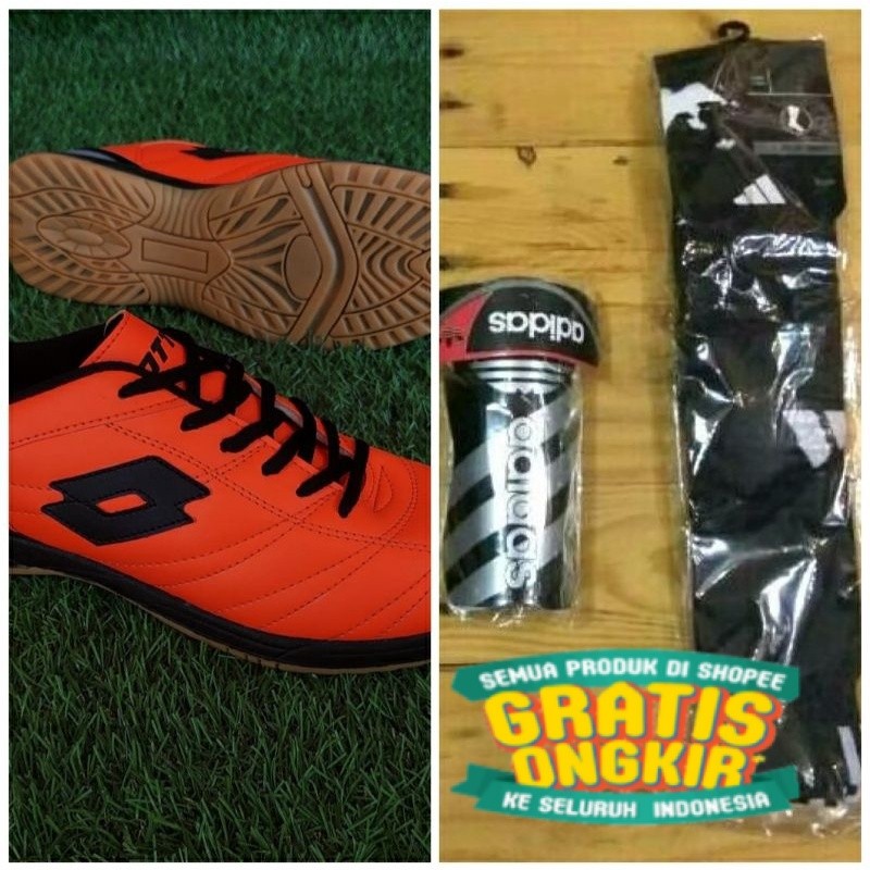 COD Paket Lengkap Sepatu Futsal Size Jumbo Ukuran 44 45 46 47/ keren cool